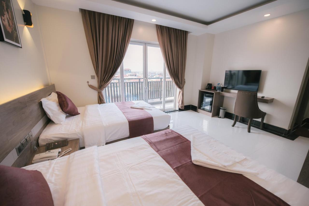 Twin Hotel กำปอต ภายนอก รูปภาพ